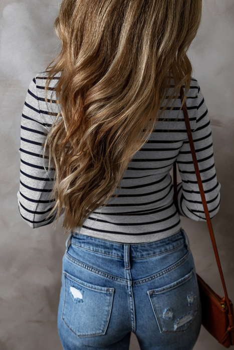 Love Kuza - Tidepool Ribbed Top