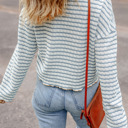  Love Kuza - Coastal Stripes Henley Sweater
