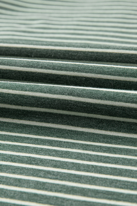 Love Kuza - Forestline V-Neck Stripe Top