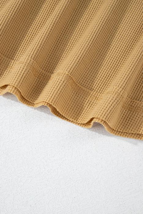 Love Kuza - Honeycomb Ease Waffle Henley