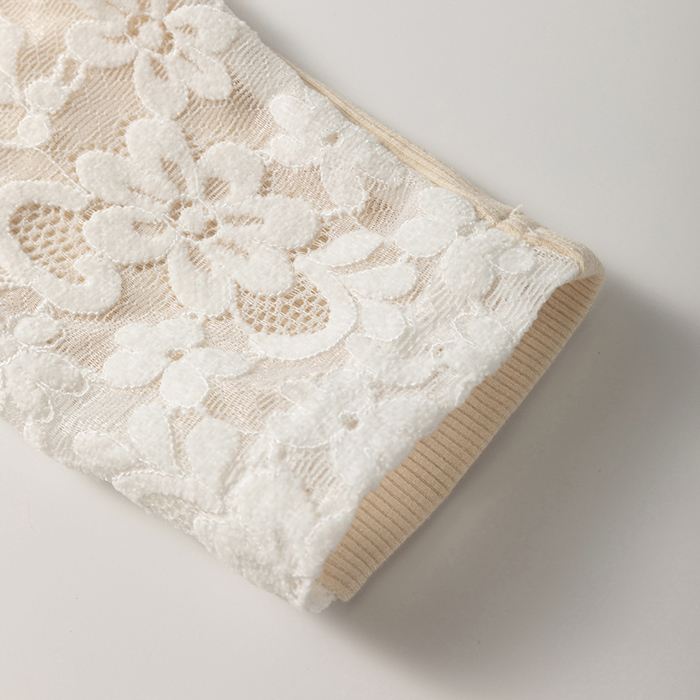 Love Kuza - Lace Whispers Mock Neck Top