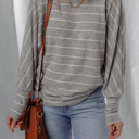  Love Kuza - Silverline Cozy Stripe Top