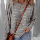  Love Kuza - Silverline Cozy Stripe Top
