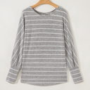  Love Kuza - Silverline Cozy Stripe Top