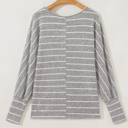  Love Kuza - Silverline Cozy Stripe Top