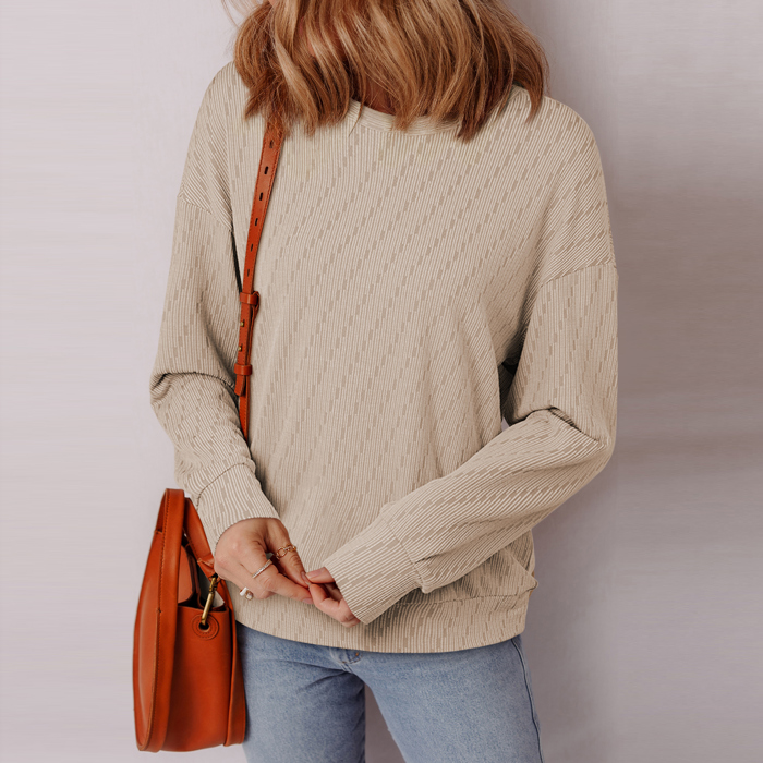 Love Kuza - Sandstone Ease Textured Top
