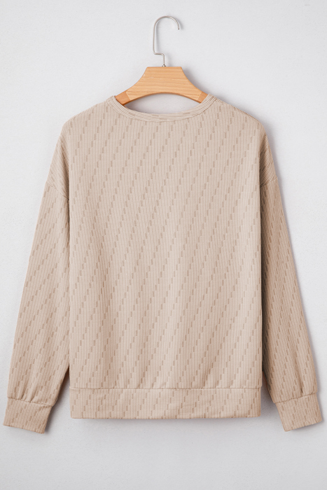 Love Kuza - Sandstone Ease Textured Top