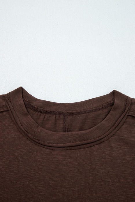 Love Kuza - Mocha Noir Lace Layer Top