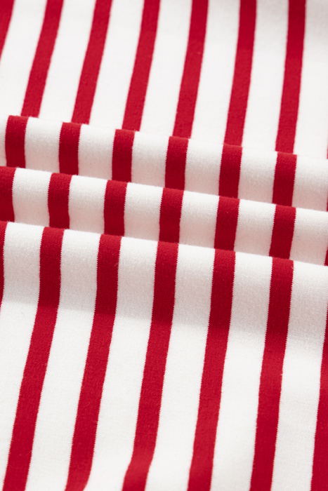 Love Kuza -Candy Stripe Ruffle Top