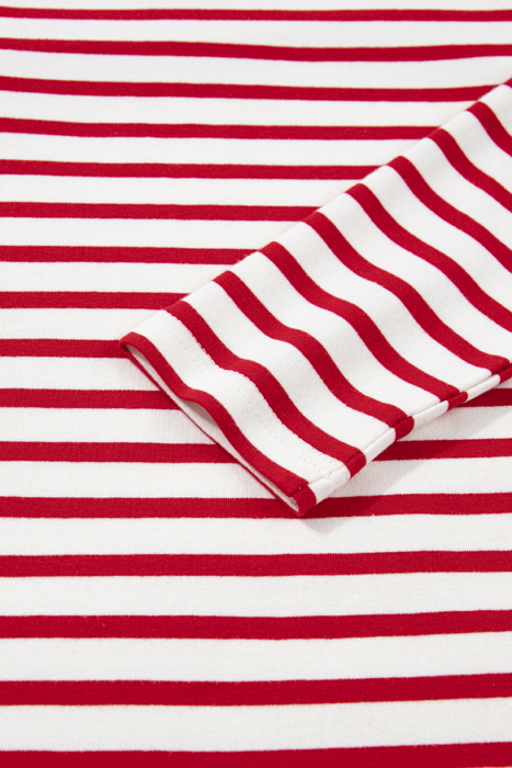 Love Kuza -Candy Stripe Ruffle Top