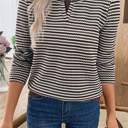  Love Kuza -Mocha Rhythm Knit Top