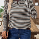  Love Kuza -Mocha Rhythm Knit Top