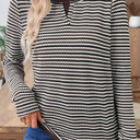  Love Kuza -Mocha Rhythm Knit Top