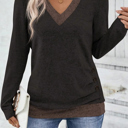  Love Kuza - Midnight Mocha Slimline Knit Top