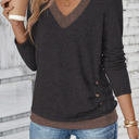  Love Kuza - Midnight Mocha Slimline Knit Top