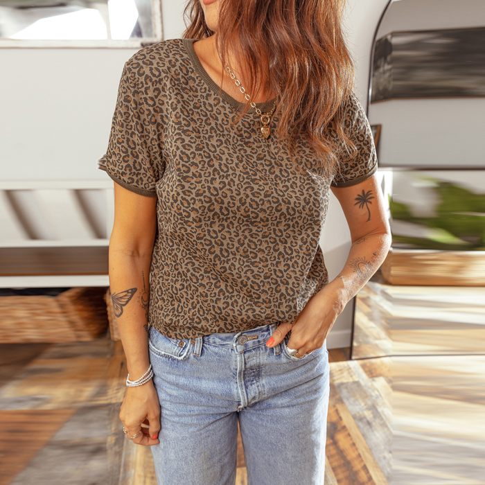 - Wild Muse Leopard Tee