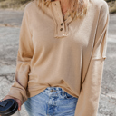  Love Kuza Morning Stroll Henley Hoodie