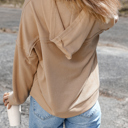  Love Kuza Morning Stroll Henley Hoodie