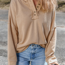  Love Kuza Morning Stroll Henley Hoodie