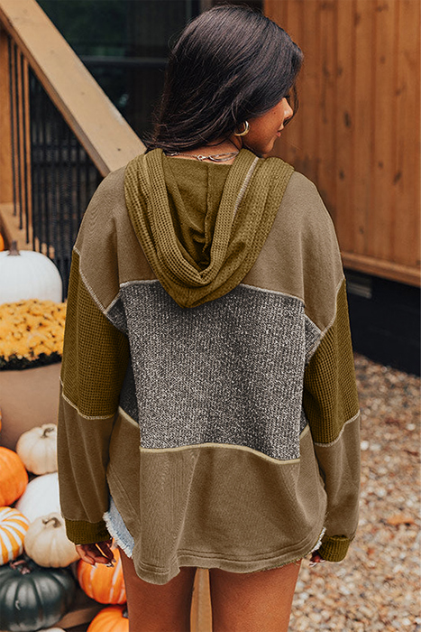 Love Kuza - Timber Trail Henley Hoodie