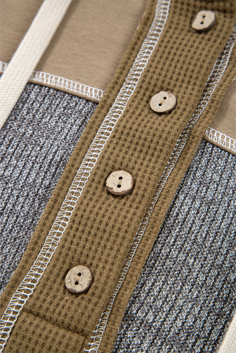 Love Kuza - Timber Trail Henley Hoodie