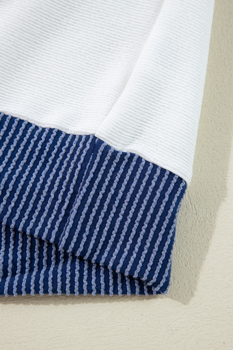 Love Kuza - Weekend Colorblock Henley Hoodie