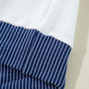  Love Kuza - Weekend Colorblock Henley Hoodie