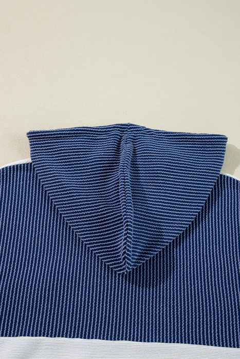 Love Kuza - Weekend Colorblock Henley Hoodie