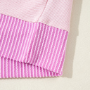  Love Kuza - Weekend Colorblock Henley Hoodie