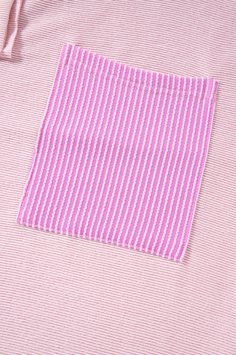 Love Kuza - Weekend Colorblock Henley Hoodie