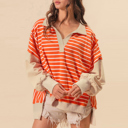  Love Kuza - Sunset Stripe Weekend Polo Sweater