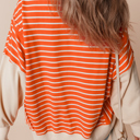  Love Kuza - Sunset Stripe Weekend Polo Sweater