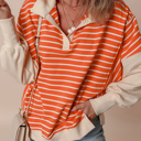  Love Kuza - Sunset Stripe Weekend Polo Sweater