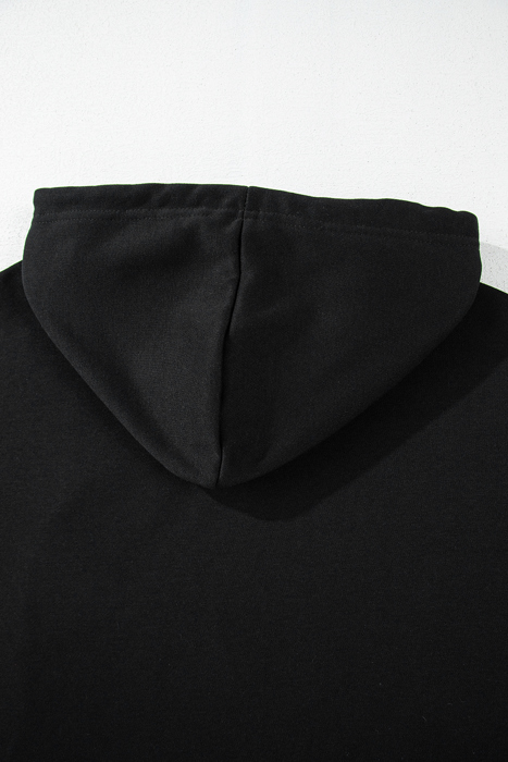 Love Kuza - Cozy Contrast Cropped Hoodie