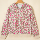  Love Kuza - Wild Pop Zip Hoodie