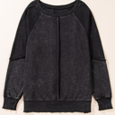 Love Kuza Laidback Contrast Waffle Knit Top