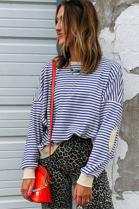 Love Kuza - City Muse Striped Pullover
