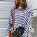  Love Kuza - City Muse Striped Pullover