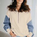  Love Kuza - Checkerboard Charm Pullover