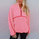  Love Kuza - Bubble Pop Cozy Fleece Quarter-Zip