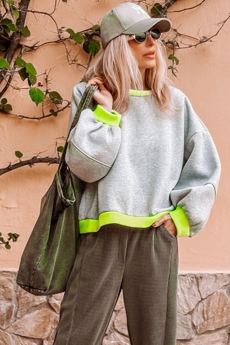 Love Kuza - Urban Neon Contrast Top