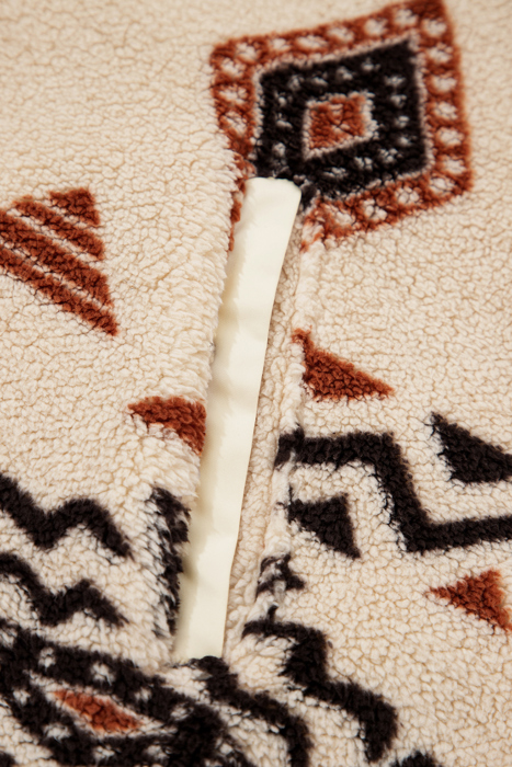 Love Kuza - Southwest Cozy Sherpa Pullover