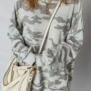  Love Kuza - Cozy Camo Oversize Sweatshirt
