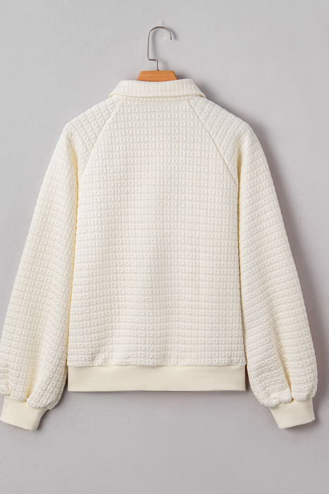 Love Kuza - Cloud Nine Waffle Pullover Sweater