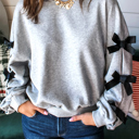  Love Kuza - Bow & Cozy Sweatshirt