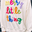  Love Kuza - Merry Little Thing Corded Sweatshirt
