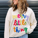  Love Kuza - Merry Little Thing Corded Sweatshirt