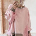  Love Kuza - Blush Harmony Waffle Pullover