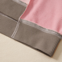  Love Kuza - Blush Harmony Waffle Pullover