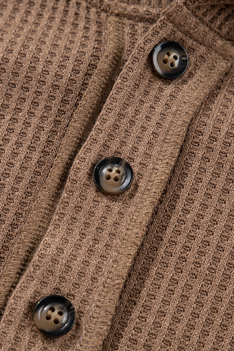 Love Kuza - Mocha Mist Waffle Hoodie